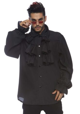 Bluse mit großen Rüschen