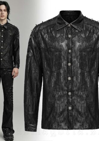 Strukturiertes Langarmshirt mit Akzenten