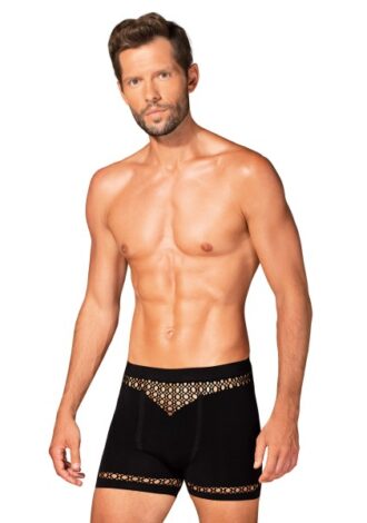 Boxer-Shorts mit Muster schwarz