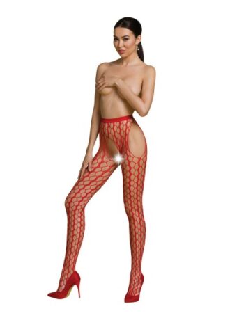 Strumpfhose ouvert rot