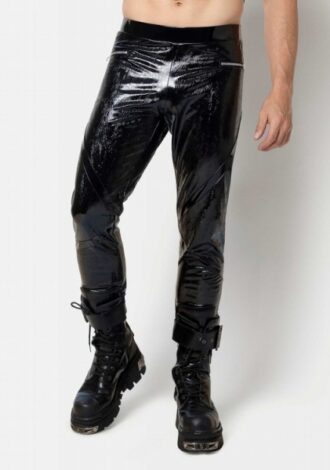 Schwarze Fetish-Leggins
