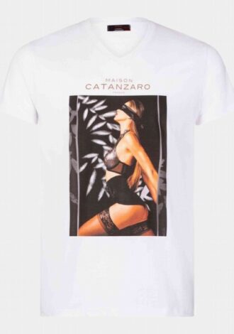 Weißes T-Shirt – Blindfold