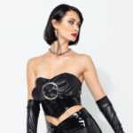 Bustier-Top in Gürtel-Optik
