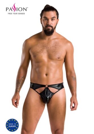 Wetlook Slip mit Cut-Outs und Ring für Ihn