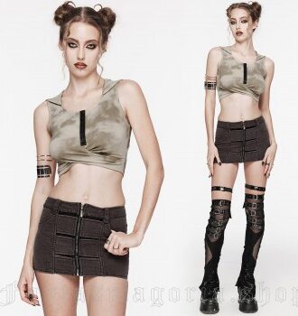 Crop-Top mit Kapuze