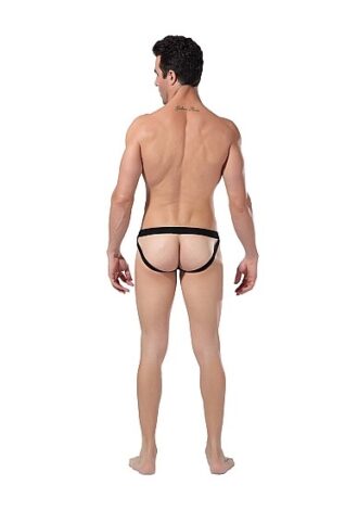 String mit schwarzem Kontrast – gelb