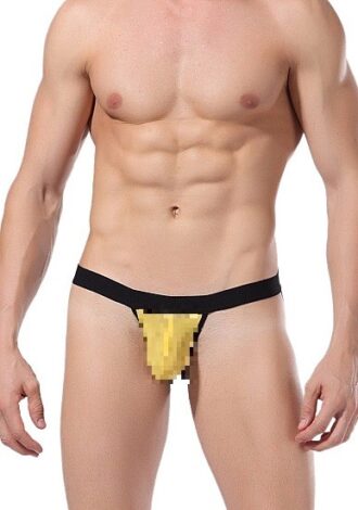 Jock mit schwarzem Kontrast – gelb
