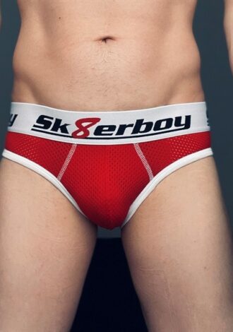 Mesh Briefs – Rot