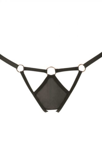 Riemen-Panty mit goldenen Details