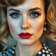 50er-Jahre-Make-up für Anfängerinnen – Lidstrich und rote Lippen
