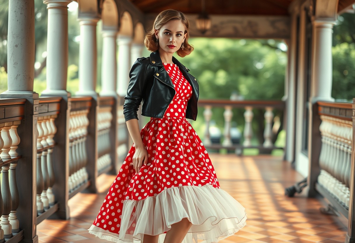 Welche Jacke passt über ein Petticoat-Kleid?